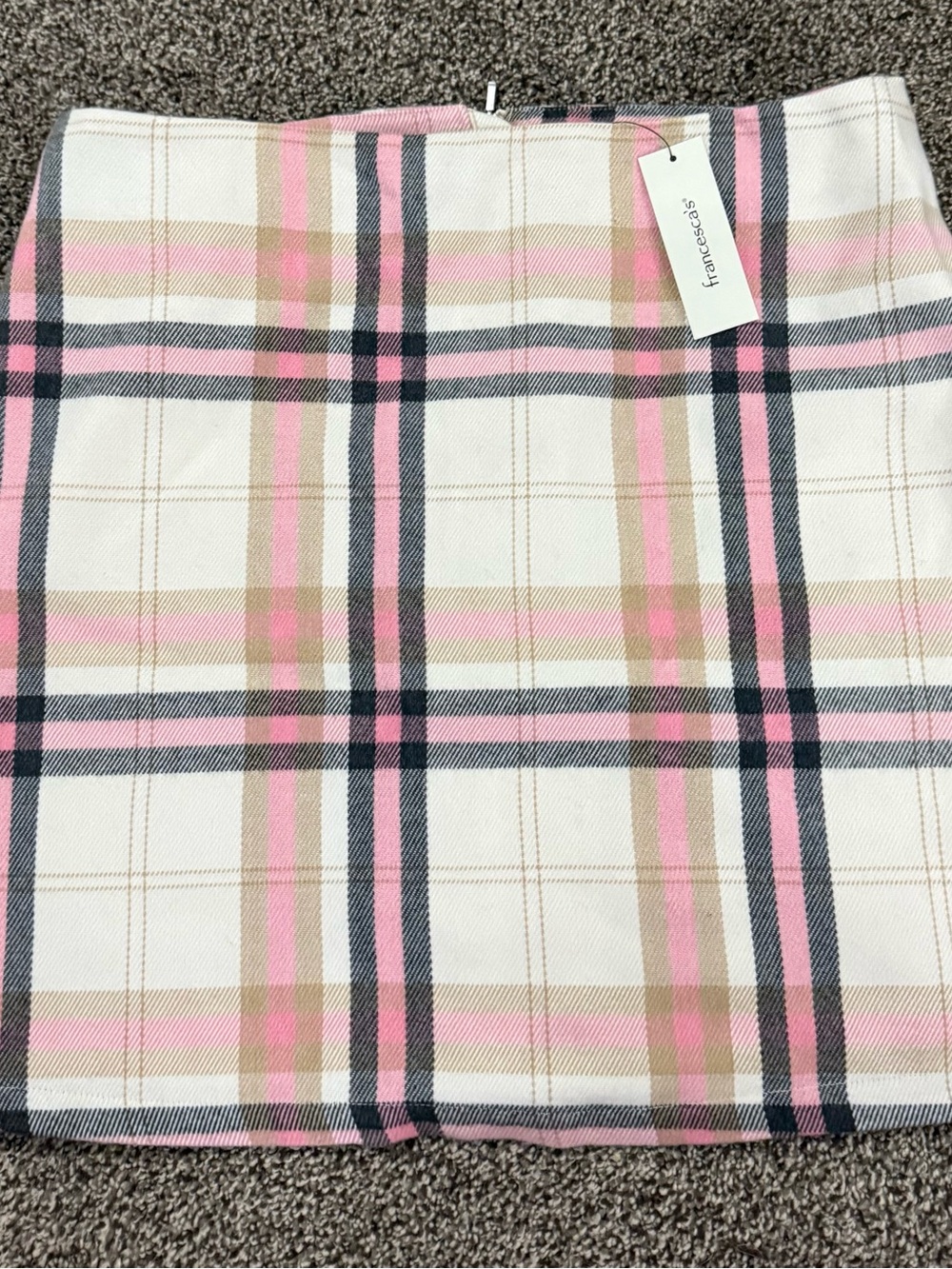 Plaid Mini Skirt
